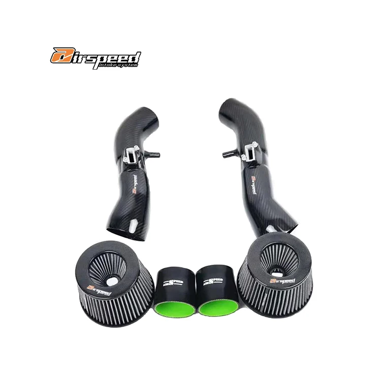 

Airspeed Brand Light Weight and High Strength 100% Dry Carbon Fiber Cold Air Intake System for Infiniti G37 3.7L