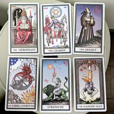 12*7cm The Alchemical Tarot Renewed 6th Editiona 80-card Tarot Deck Links Between Alchemical Symbolism and Traditional Imagery