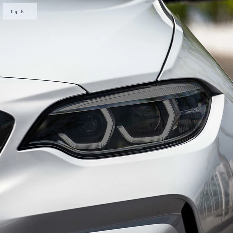 Автомобильная фара, ТПУ стикер Дымчатого цвета для BMW M2, F87, M3, F80, M4, F82, F83, M5, F10, F90, M6, M8, I3, I8, Z4, E89, G29