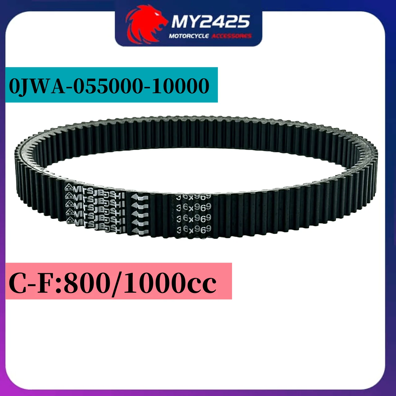 

36.0x969 36.0*969 Drive Belt For C-FMOTO 1000 800 850 950 0800055000 0JWA-055000-10000 X10 U10 Z10 36 969
