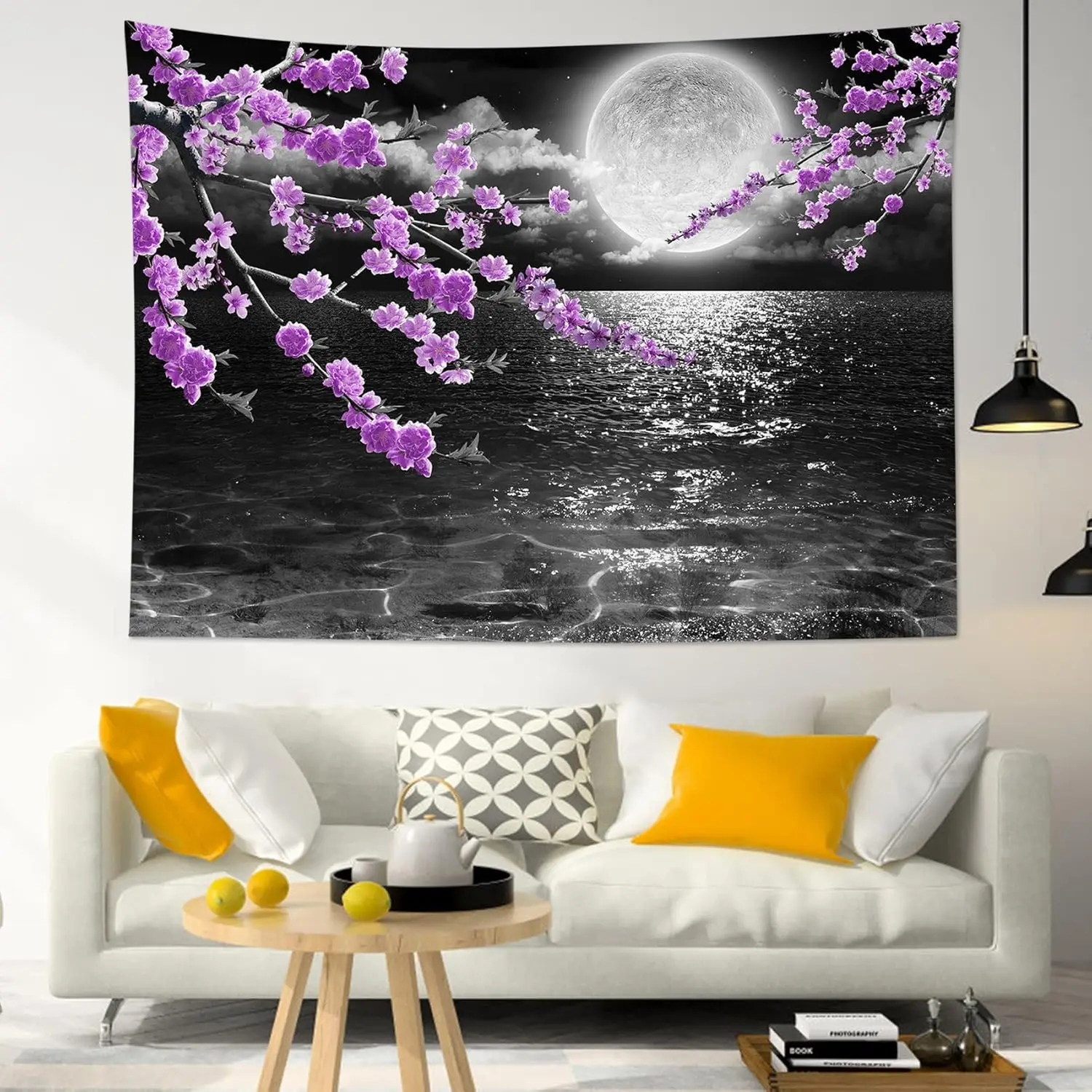 lb-pequena-lua-cheia-sobre-oceano-tapecaria-de-parede-tapecaria-de-parede-de-arte-japonesa-aquarela-fantasia-anime-asiatico-roxo-ameixa-blos