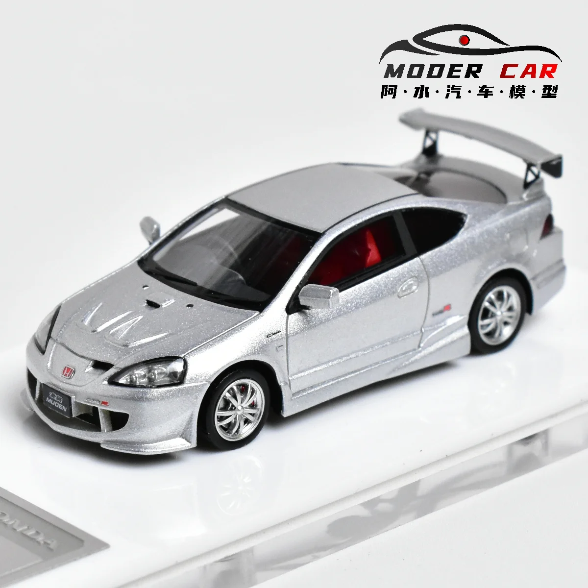 

Пламя 1:64 подарки для подростков Type R DC5 MUGEN, литая под давлением модель автомобиля из смолы