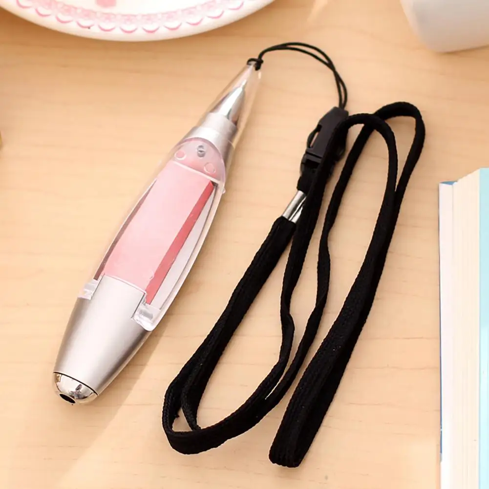 Stylo à bille avec lumière LED, durable, confortable à saisir, Barrage, Portable, Signature, Écriture fluide