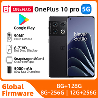 OnePlus 10 Pro 10pro 5G Global ROM AMOLED Display 8GB 128GB Snapdragon 8 Gen 1 80W SUPERVOOC used phone