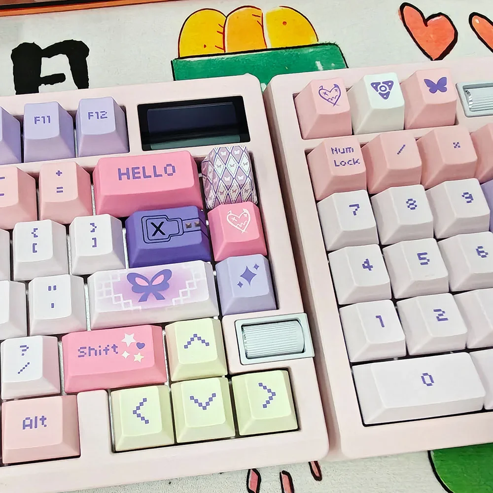 

Theme keycap 143 keys small full set of PBT original five-sided sublimation customized keyboard cap