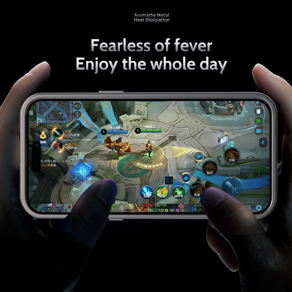 Aromatherapy Aluminum Alloy Metal Case For iPhone 15 14 Plus 13 12 Pro Max Hollow Heat Dissipation Protective Cover Luxury