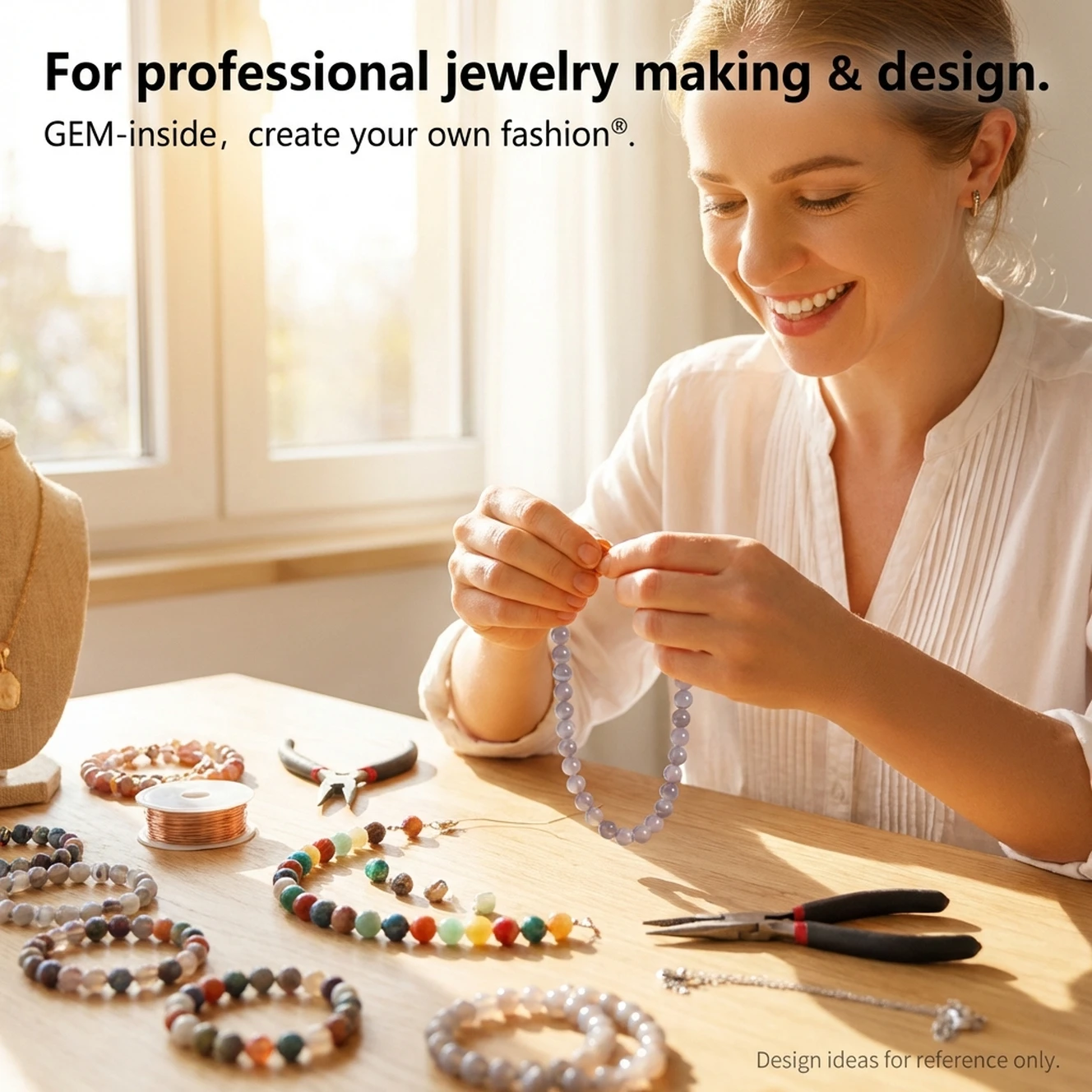 Natural Stone Gray Grey Agates Round Loose Beads For Jewelry Making Strand 15\