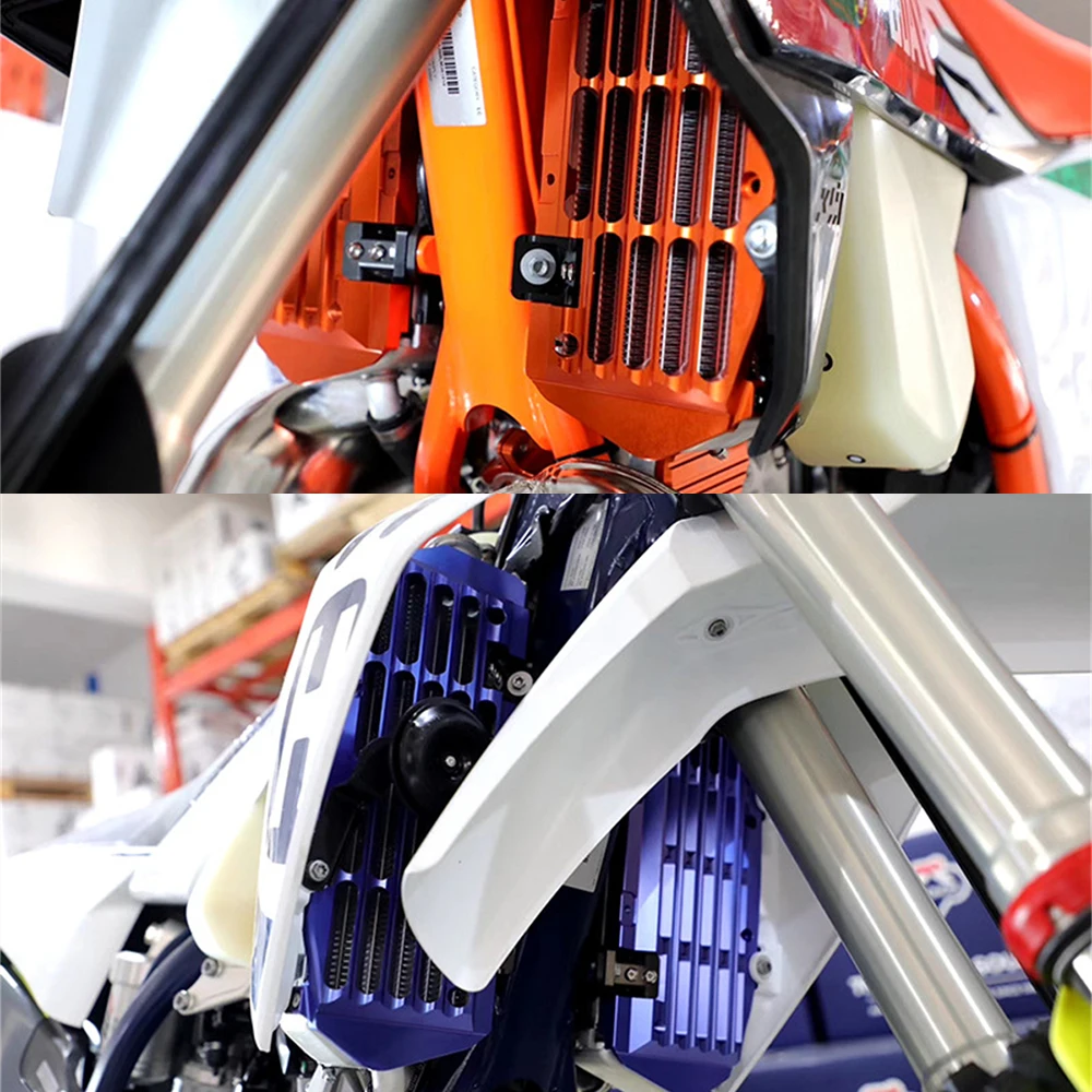 Motorcycle Accessories Radiator Grille Cover Guard Protector For 450 EXC-F 300 XC-W TPI 6 DAYS 2019 Dirt Bike Motocross Enduro