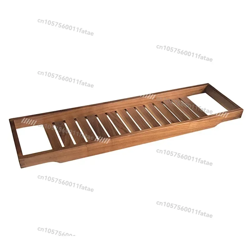 

Solid Wood Bathtub Shelf Simple Storage Board for Japanese Style Bathrooms Perfect for Organizing Your Bath Accessories YT239