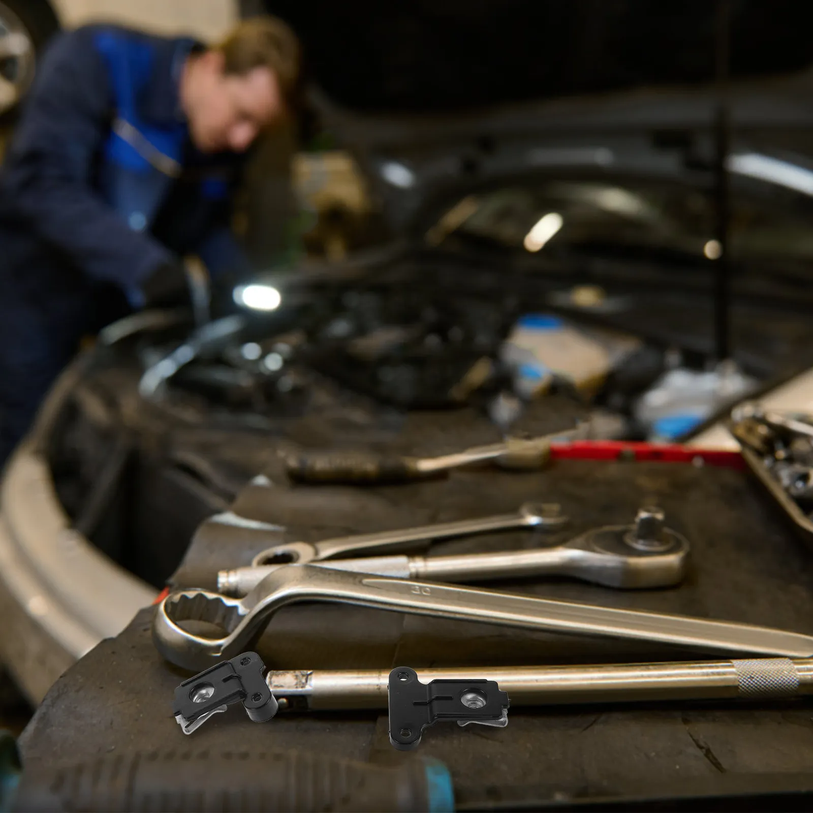 

1 Set Plastic Tab Repair Kit Left Side Easy Install Scratch Resistant For 2016 Car Headlight Mounting Bracket Headlight