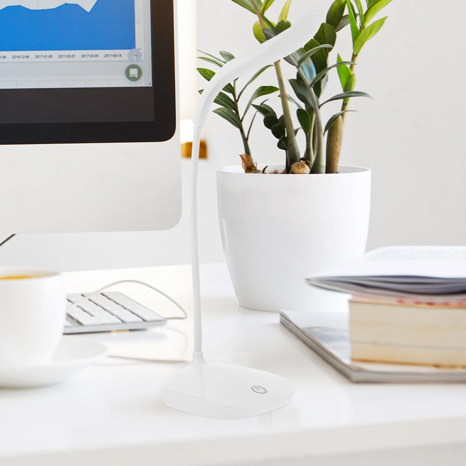 

1pc Usb Charging Lamp Pink For Usb Learning Light Home Office Reading Book Light Decorative Study Lighting