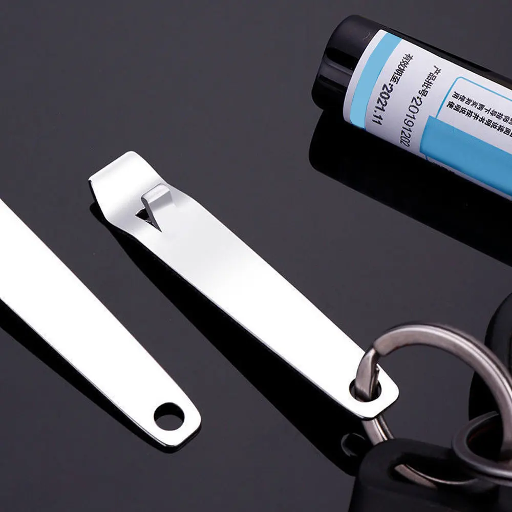 1Pc Stainless Steel Oral Liquid Vial Opener Nurse Doctor Medical Tool Portable Ampule Bottle Opener Can Opener Key Chain view 3