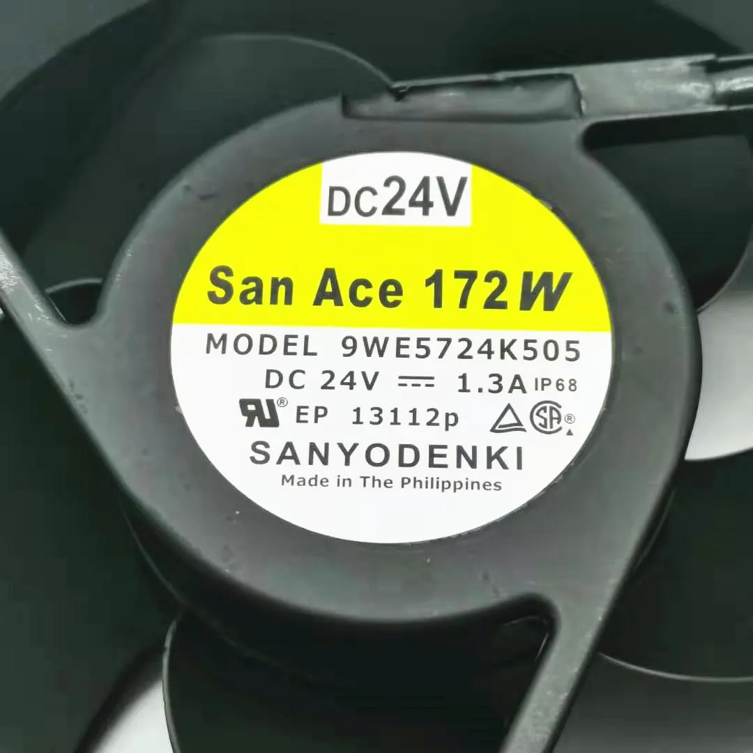 Imagem -04 - Ventilador de Refrigeração do Servidor Sanyo Denki 9we5724k505 dc 24v 1.3a 172x150x51 mm 3-wire