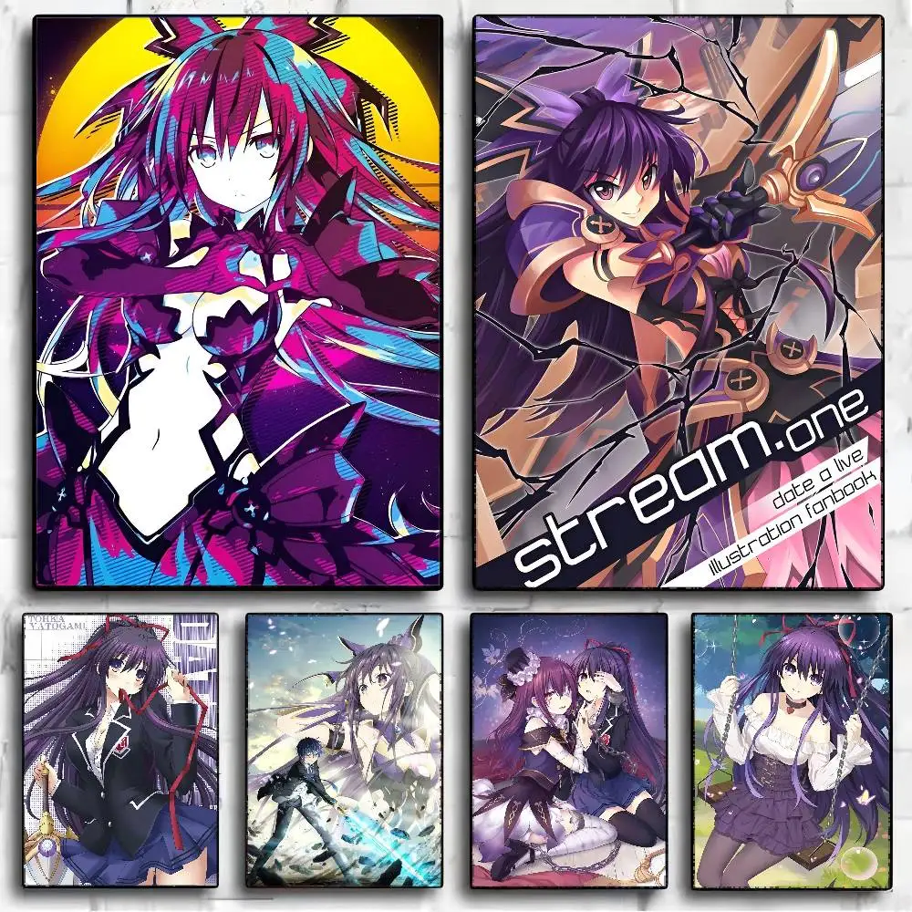 DATE A LIVE Yatogami Tohka DIY Sticky Poster Whitepaper Prin
