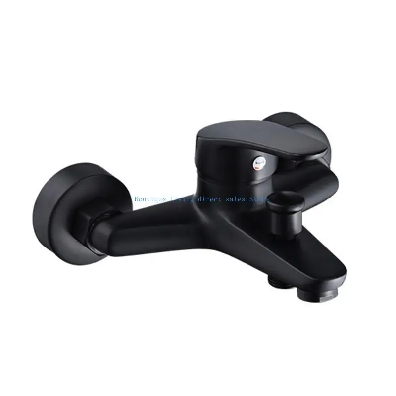 

Elegant Bathroom Tub Faucet Wall Mounted Single Lever Bath Mixer Modern Bathtub Mixing Valves Simple Installs for House