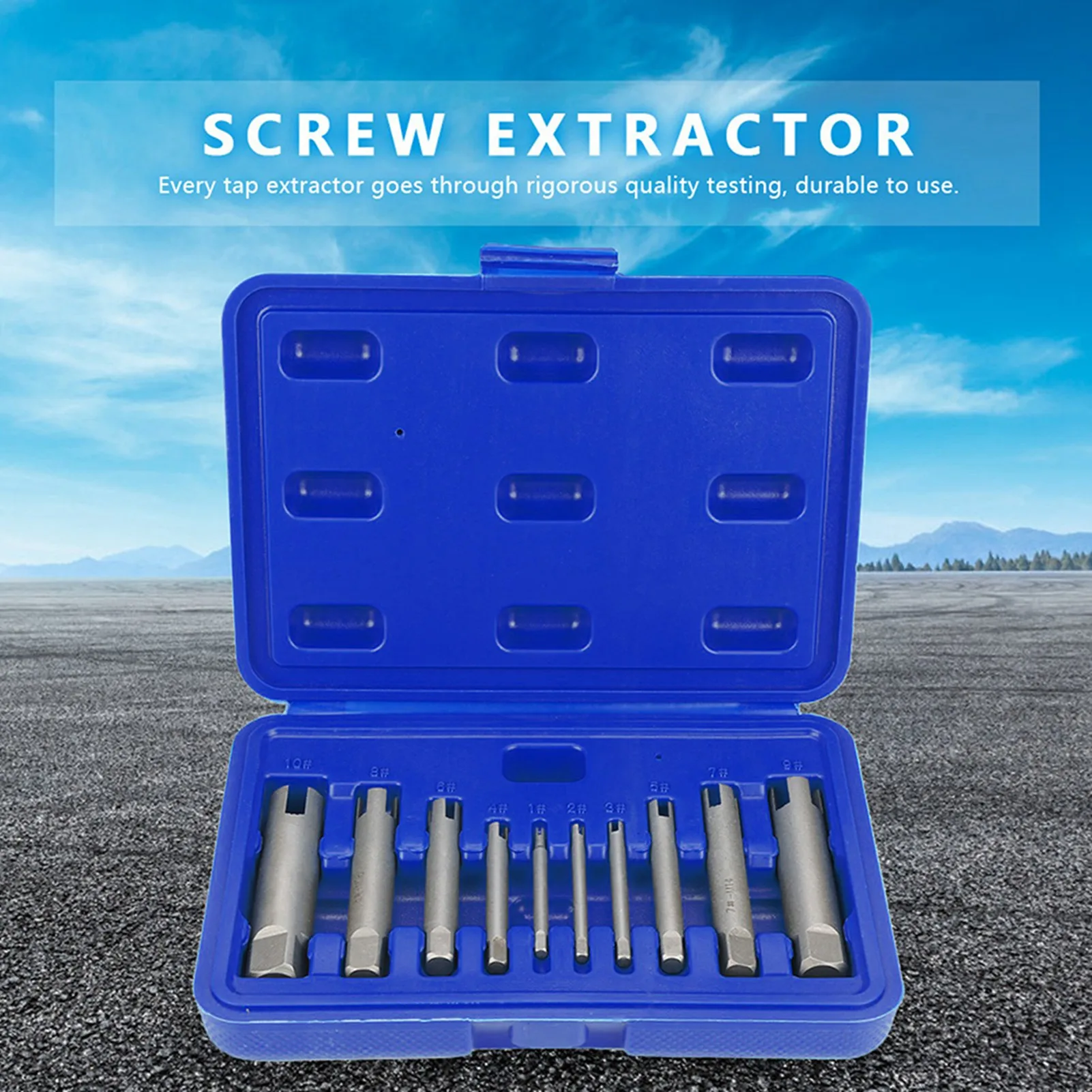 Screw Extractor Steel Broken Head Taps Remover Stripped Screw Tap Extractor Set Tap Extractor Stripped Screw Stripped Screw Tap