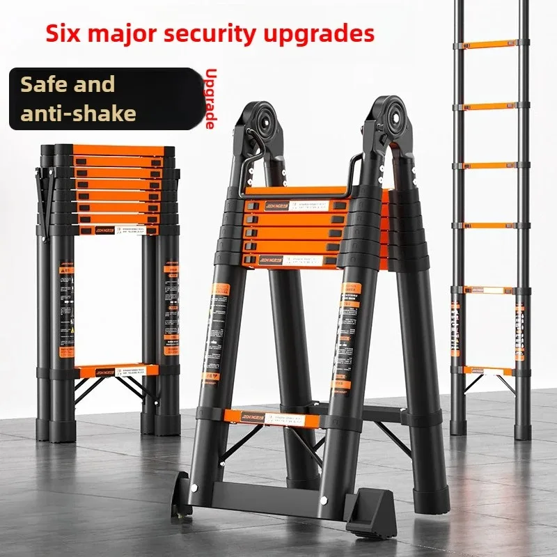 Scaffold in acciaio al carbonio addensato Scala a spina di pesce per uso domestico Scala a spina di pesce con processo antiruggine elettroforetico 1,4 m