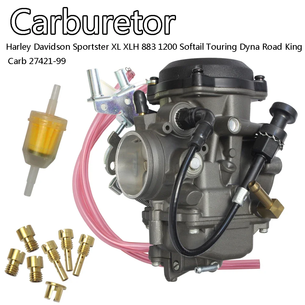 Carburetor CV40 Motorcycle Carb 40mm For Harley Davidson Sportster XL XLH 883 1200 Softail Touring Dyna Road King Carb 27421-99