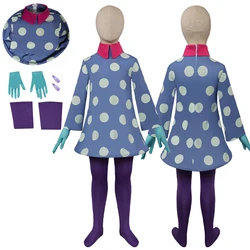 Kids Movie Inside Cosplay Out 2 Envy Cosplay Costume Disguise For Girls Boys Children Gloves Halloween Carnival Suit
