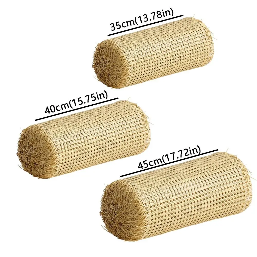 35-40cm Rattan Webbing Roll Octagonal Weave Waterproof PE Plastic Rattan Handwoven Imitation Rattan Webbing Furniture Decor
