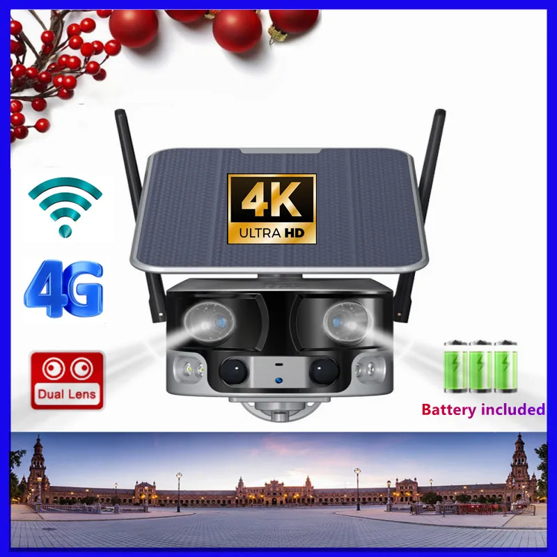 8MP 4G Wifi Solar C…