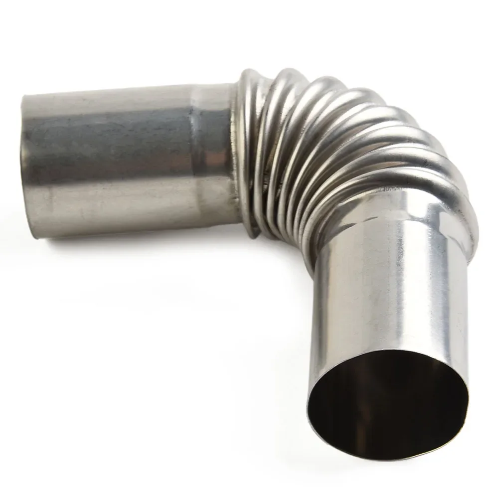 Parking Heater Exhaust Pipe 1pc Elbow Connector Exhaust Pipe Fitting Onnect 24mm Silver Brand New Car Accessories