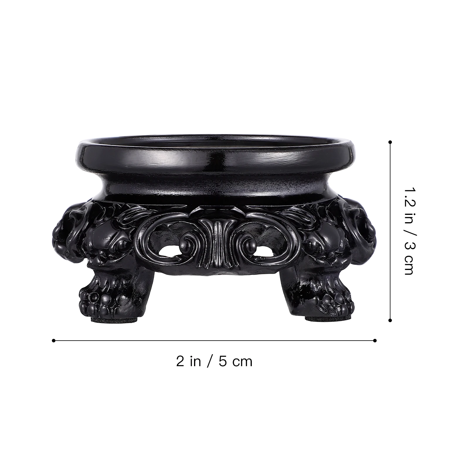 

Mini Crystal Ball Stand Resin Stable Base for Home Desktop Decoration Crystal Sphere Stand Holder Bowl Stands for Display