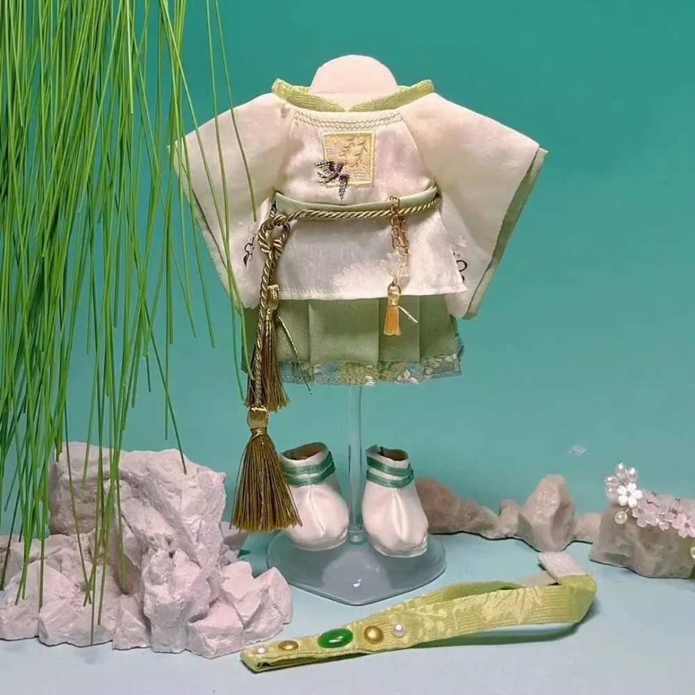 

Набор одежды для куклы 20 см: разноцветные наряды, китайское платье, аксессуары для кукол, мини-костюм ханьфу, для игрушек и мягких кукол-идолов