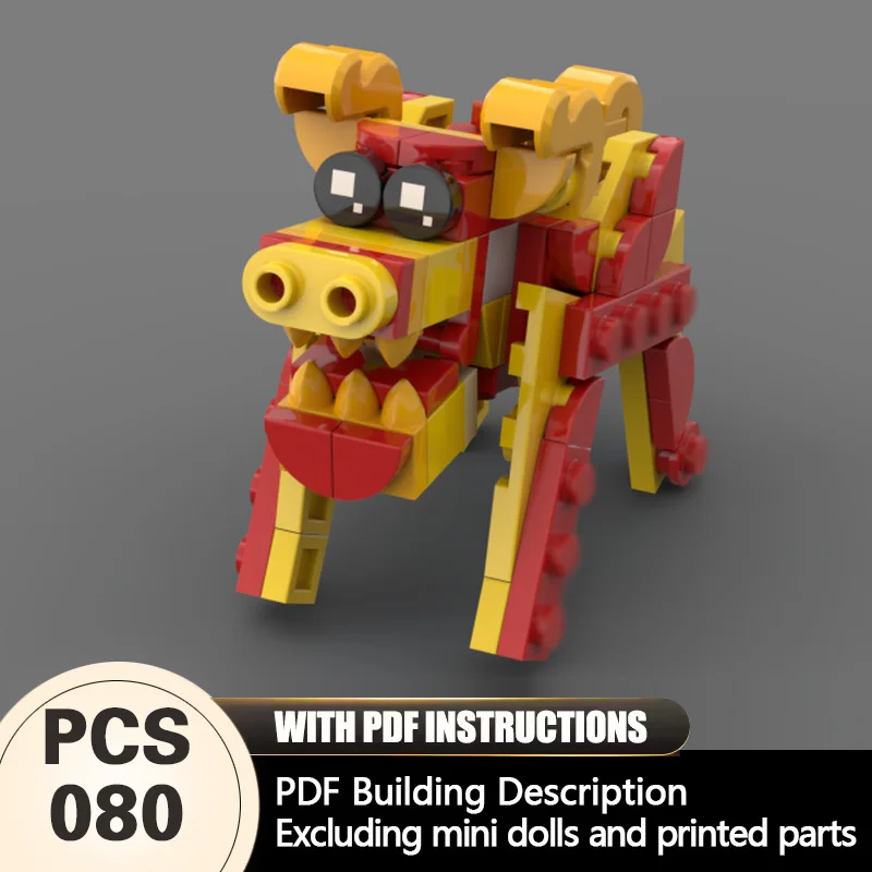 

Creators Animal Series Model MOC Building Bricks Dance Pig Modular Technology Gifts Holiday Assemble Children Toys Suit