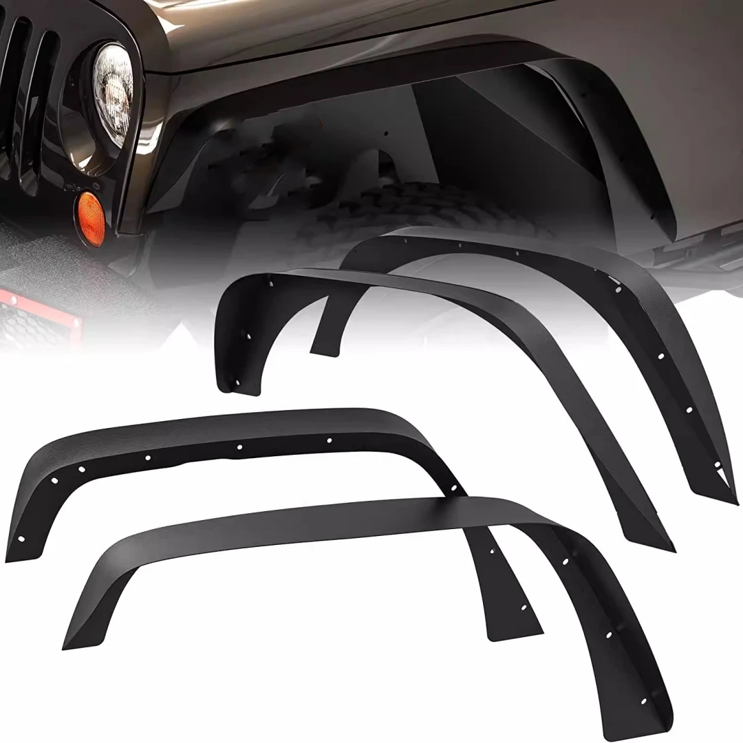 Un Set Body Kit parafango per sopracciglia per accessori Auto Jeep Wrangler JK