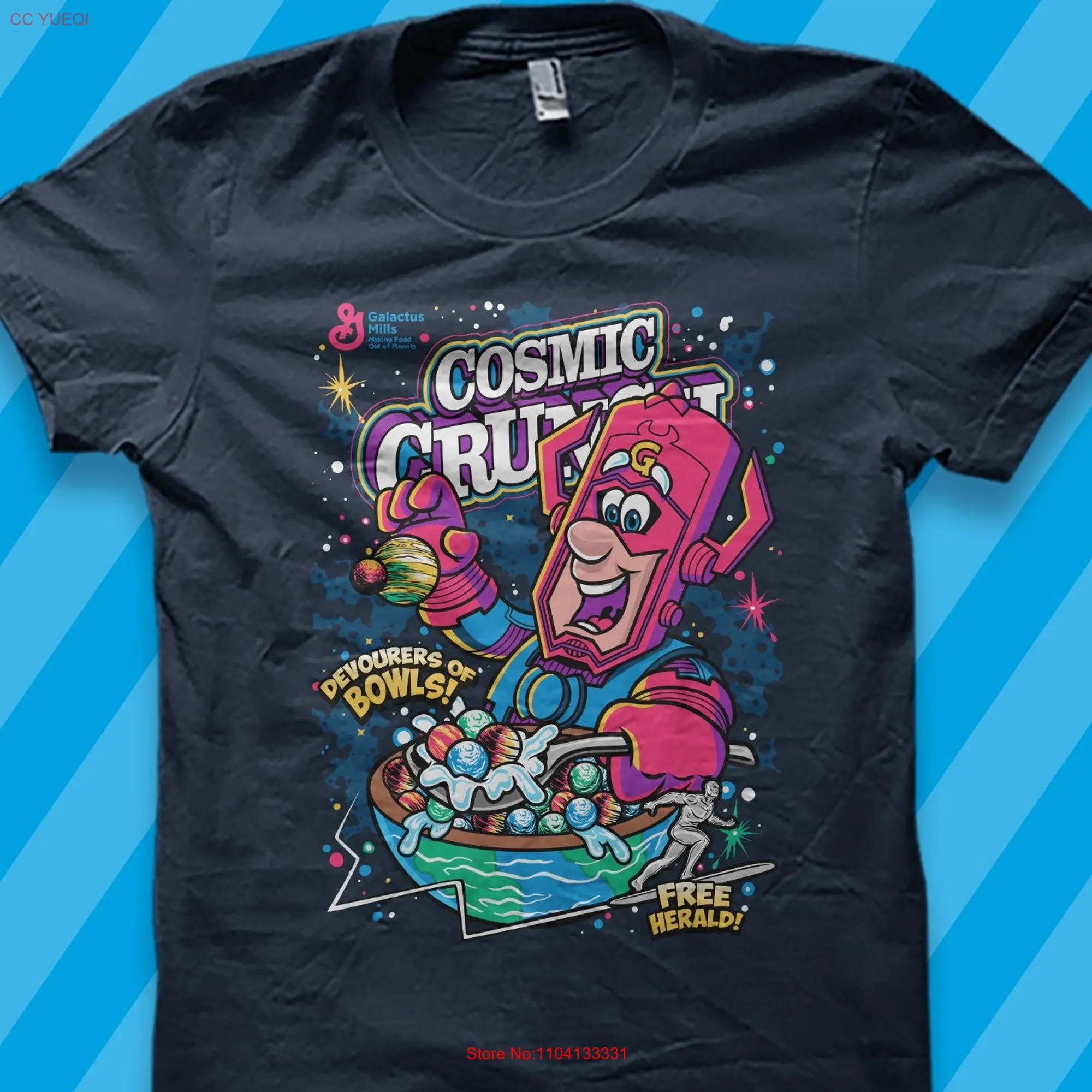 Cosmic Crunch T Shirt long or short sleeves