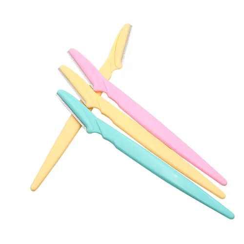 Imagen 2 del producto KSHBO Nueva navaja de cejas 2025 para mujer, herramienta de dermaplaning de 10 piezas para rostro profesional, maquinilla de afeitar facial para mujer, utensilio para eliminar el vello facial