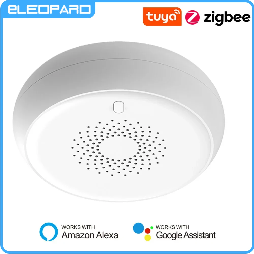 Eleopard Tuya Zigbee Combustible Gas Detector Gas Leak Detector Alarm prevent gas leakage Device Home fire Security