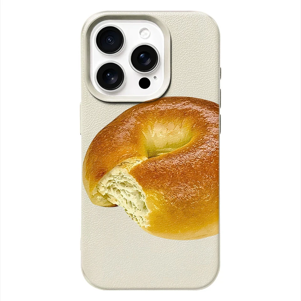 Funda Simple con Estampado de Hamburguesa para iPhone 13 12 11 Pro Max 17 17e 16e 15 14 Air Protectora Antigolpes 5