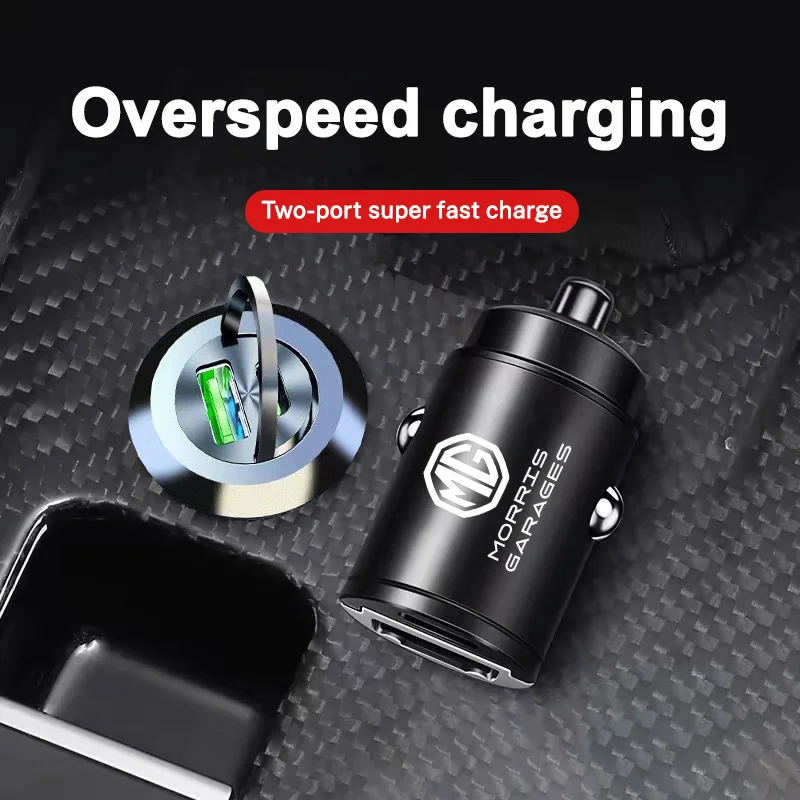 Chargeur rapide de voiture 200W, Ports USB type-c, adaptateur d'alimentation, accessoires pour Garages Morris MG GT MG3 MG6 MG5 MG7 GS Pilot HS ZS ZX