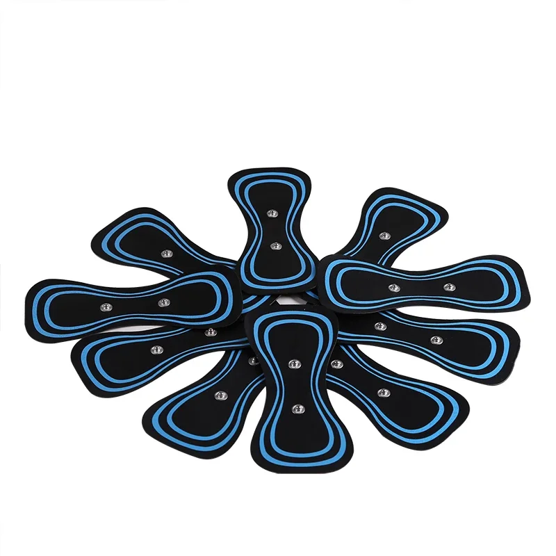 10PCS EMS Neck Massager Gel Pad Trainer Hip Exerciser Replacement Body Massager Patch Muscle Stimulator Sticker Gels Accessories