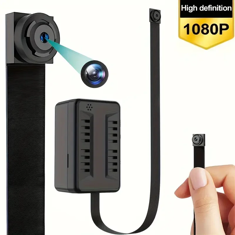 Mini cámara HD de 1080P, WiFi, cámara de monitoreo remoto inalámbrico, detección de movimiento en casa inteligente, grabación en bucle, videocámara de seguridad de vigilancia