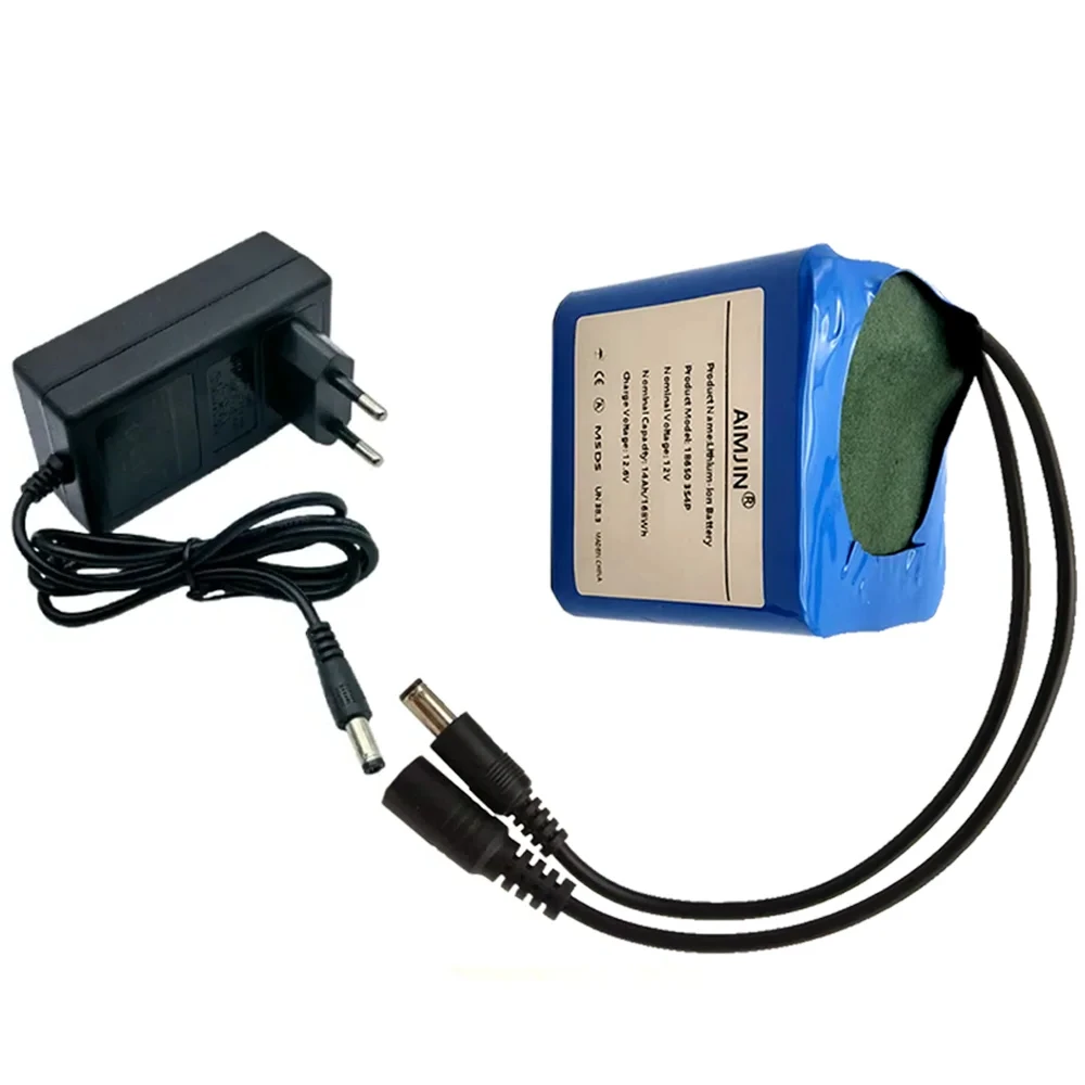 

14Ah Rechargeable batteries 12V 3S4P 14000mah battery 18650 Li-ion with BMS Lithium Battery packs Protection Board +Charger