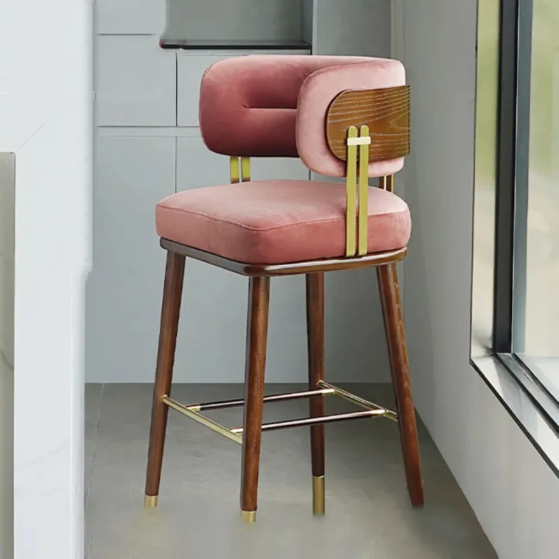 

o% Modern Aesthetic Bar Chair Comfortable Luxury Trendy Design Bar Chair Ergonomic Beauty Tabourets De Bar Modern *.