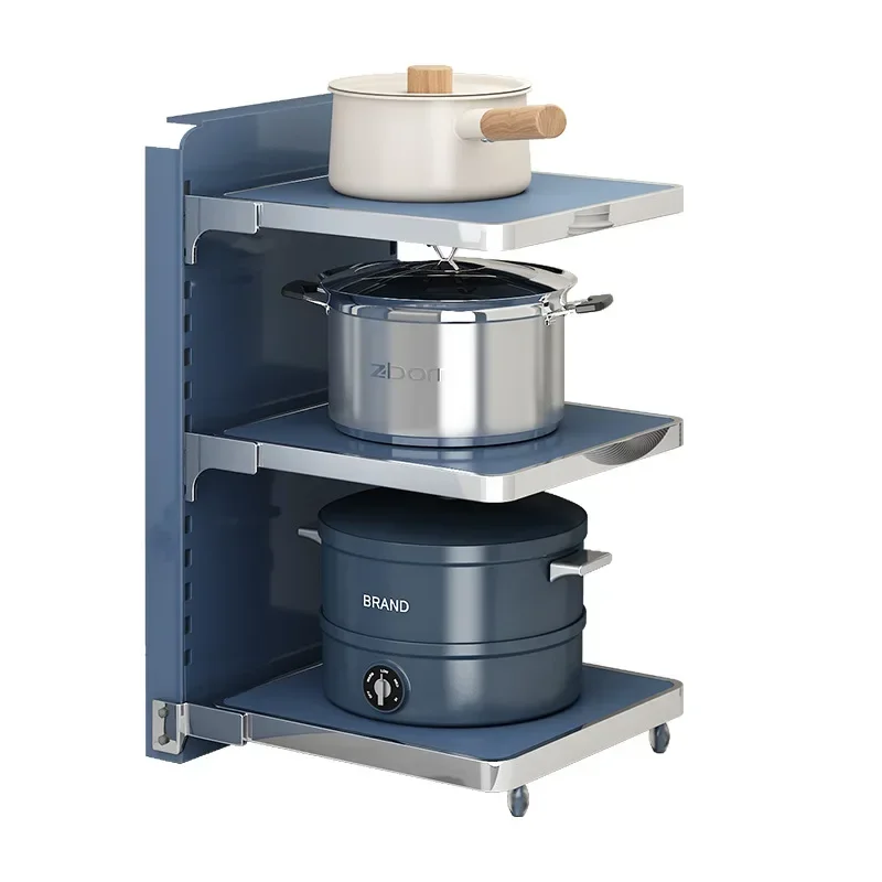 

Multi Layer Pot Rack Kitchen Pot Storage Rack Cabinet Pot Rack Multifunctional Kitchen Sink Corner Storage Cabinet Wardrobe Stor