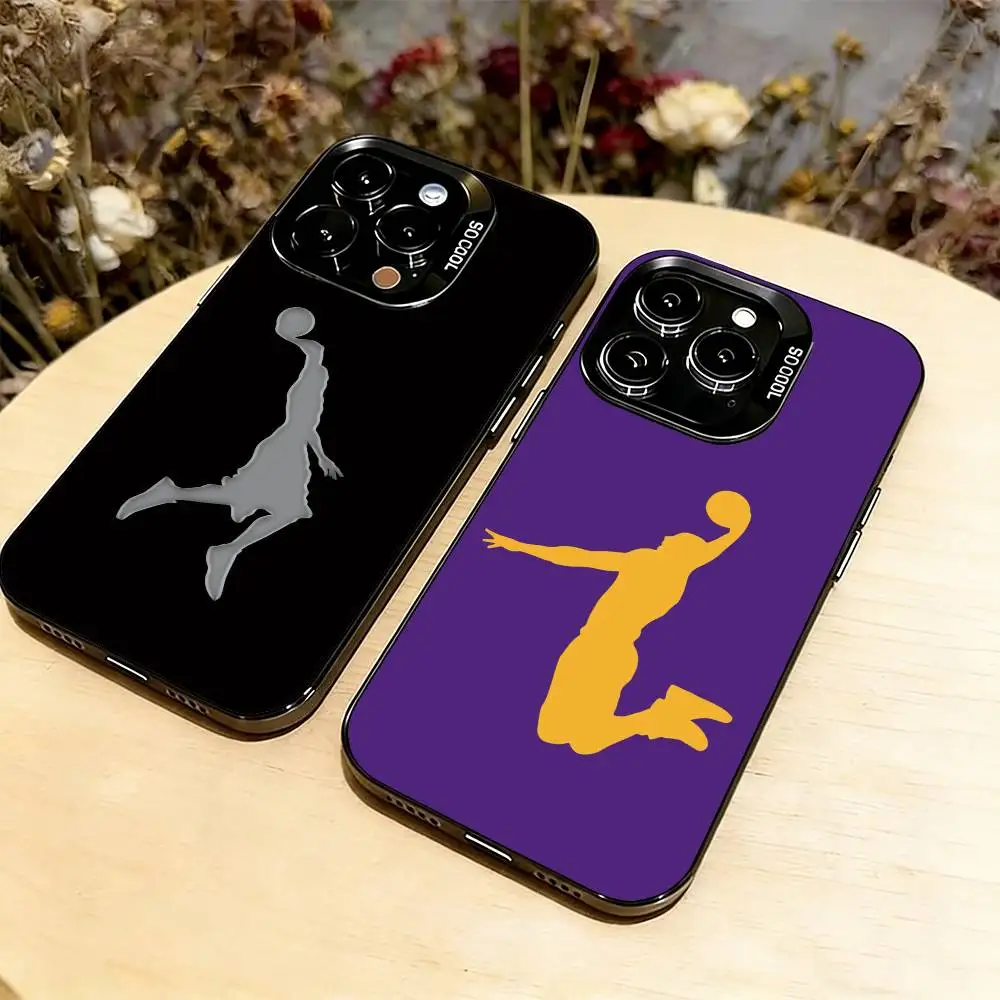 

basketball Phone Case For iPhone 17,16,15,14,13,12,11 Plus,Pro Max,XS,Colorful Silver Phone case Funda Cover