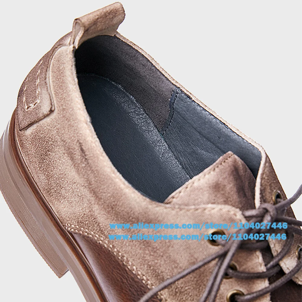 Cor misturada superior de couro vaca sapatos masculinos marrom couro macio solas marca luxo apartamentos casuais oxfords sapatos casuais sapatos masculinos