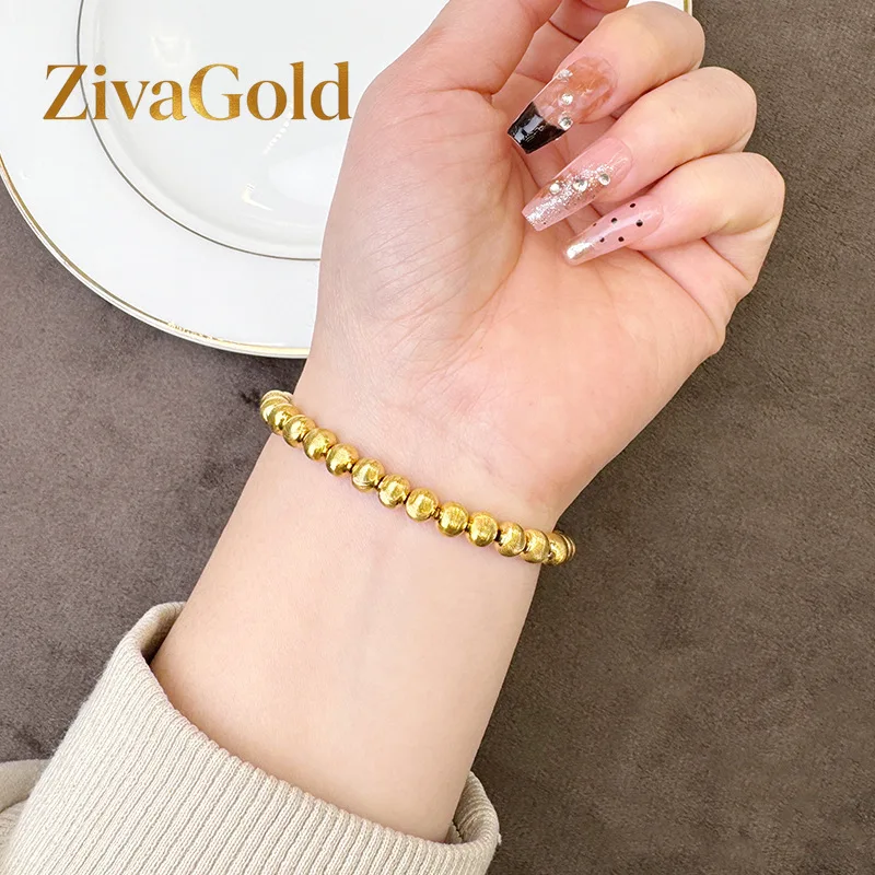 

Роскошный женский браслет ZivaGold из чистого золота 24K 9999 пробы с эффектом кошачьего глаза