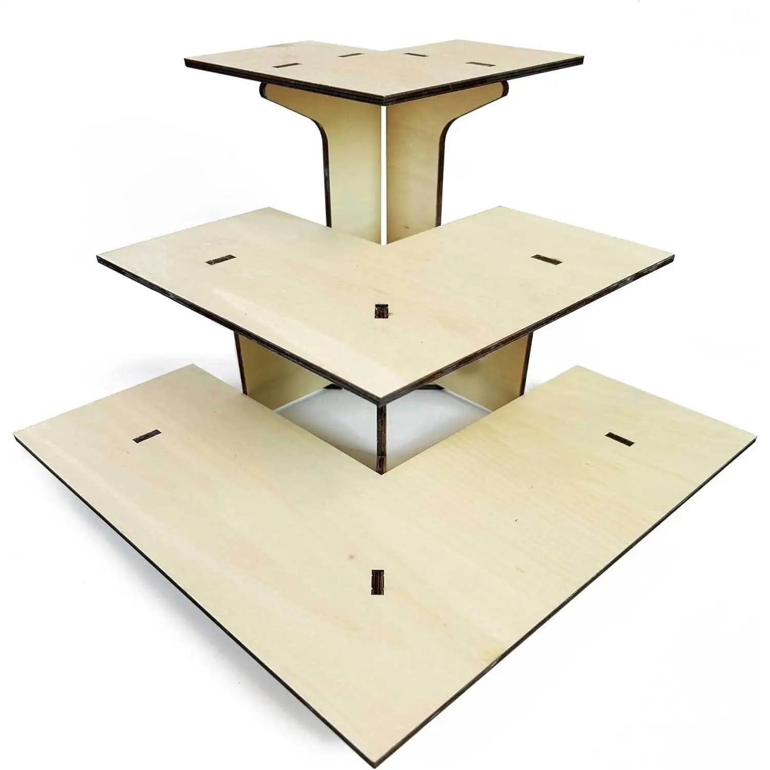 3 Tier Retail Tabletop Display Tripod, Portable Retail Display Stand for Retail Tables, Countertops, Trade Shows