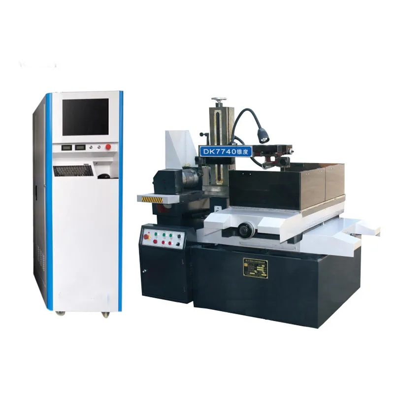 EDM Electro Discharge Wire Cutting Machine Single Side 6-Angle 80mm EDM Machine CNC Wire Cut DK7735 Both Side Machine Product