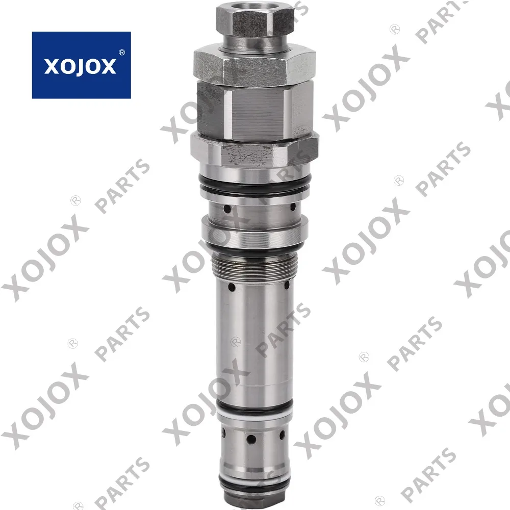 

XOJOX PC200-6/6D95 Main Relief Valve Steel High Accuracy Main Overflow Valve with Good Bearing Excavator Accessory Replacement f