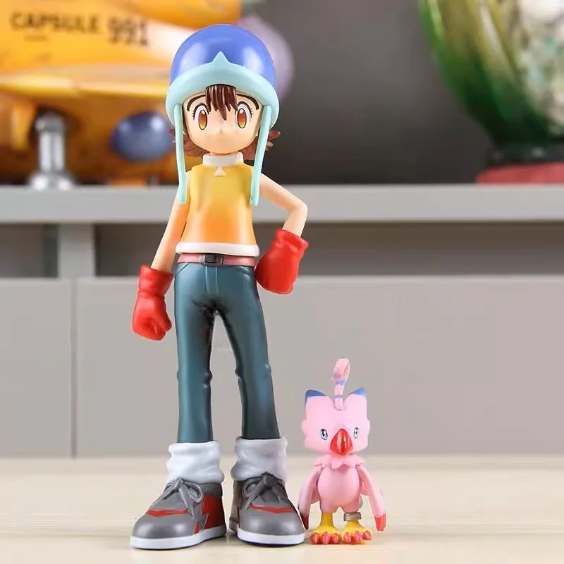 

Горячее аниме Digimon Adventure Takenouchi Sora, фигурка Piyomon, фигурки героев, статуя из ПВХ, коллекция, модель игрушки, подарок на день рождения для фанатов