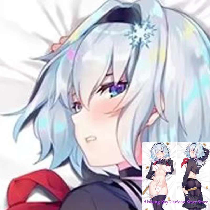 

Dakimakura Anime Pillow Cover Ginko Silver Hair Double Sided Print Life-size Body Decoration