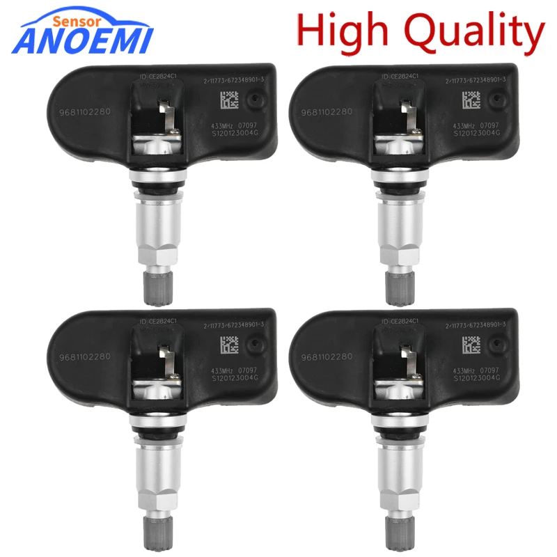 YAOPEI 9681102280   Czujnik ciśnienia w oponach TPMS 433MHZ do Peugeot 407 207 307 607 508 807 do Citroen C4 5 6 7 8