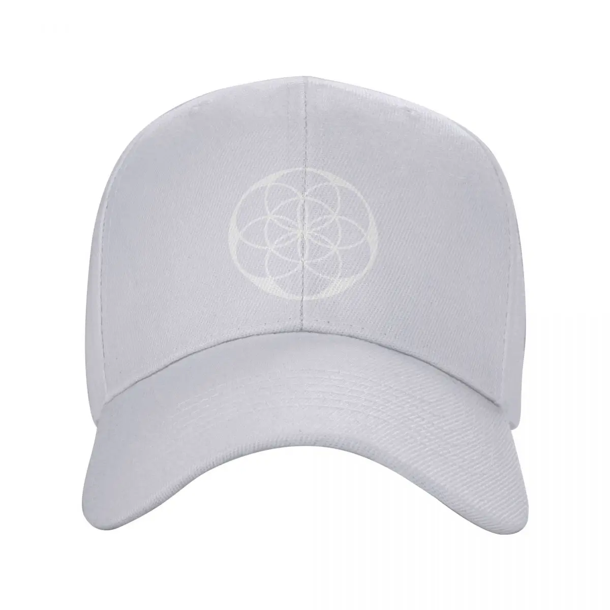 Seed of Life - White Baseball Cap Visor beach hat Women's Beach Outlet Men's